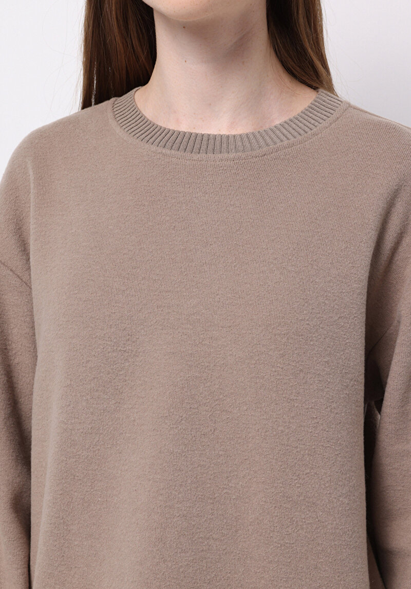 Imagine a Pulover De Dama Bej Regular Fit Cl1076694