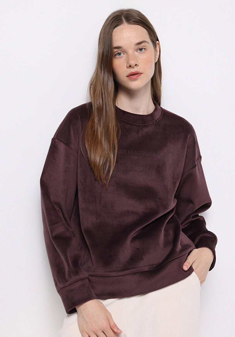 Imagine a Hanorac / Bluza De Dama Mov Regular Fit  Cl1077322