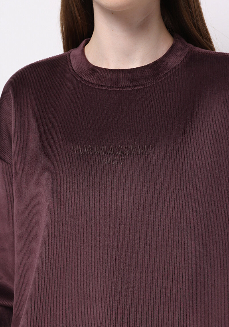 Imagine a Hanorac / Bluza De Dama Mov Regular Fit Cl1077322