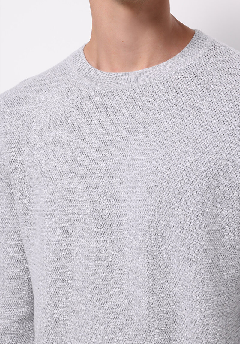 Imagine a Pulover De Barbati Gri Regular Fit Cl1076438