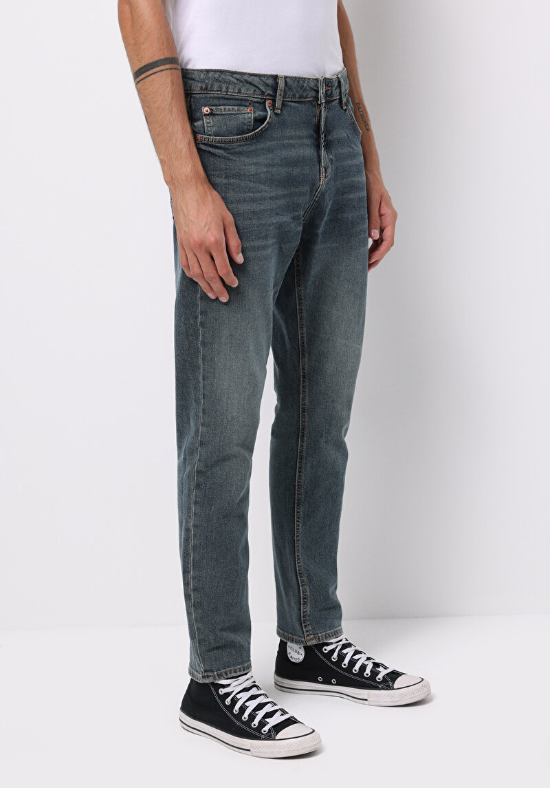 Afișați detalii pentru Pantaloni De Barbati Albastru Deschis Regular Fit 067 Jack Cl1076837