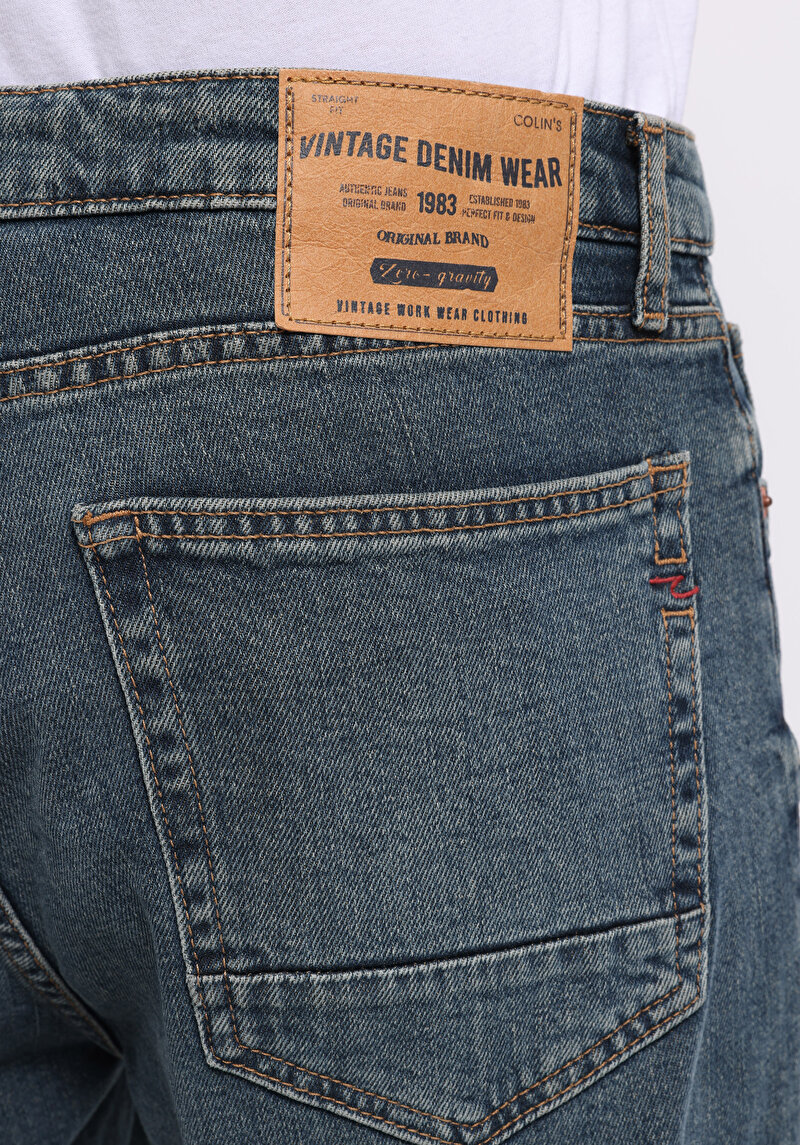Afișați detalii pentru Pantaloni De Barbati Albastru Deschis Regular Fit 067 Jack Cl1076837