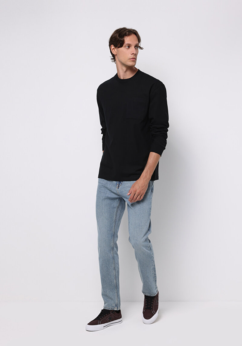 Imagine a Pantaloni De Barbati Albastru Regular Fit 067 Jack Cl1076899