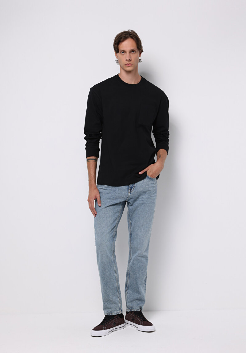 Imagine a Pantaloni De Barbati Albastru Regular Fit 067 Jack Cl1076899