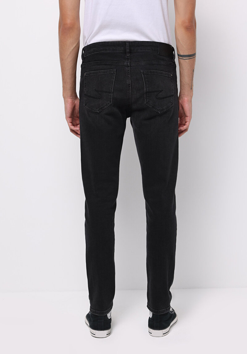 Afișați detalii pentru Pantaloni De Barbati Negru Slim Fit 041 Danny Cl1076961