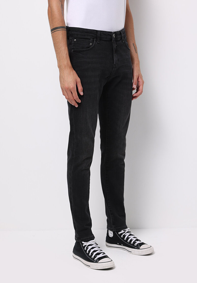 Afișați detalii pentru Pantaloni De Barbati Negru Slim Fit 041 Danny Cl1076961