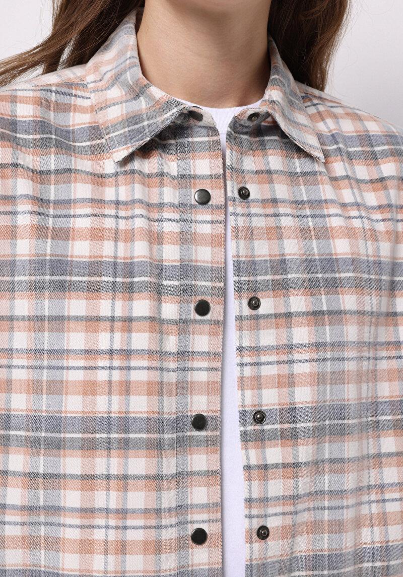 Afișați detalii pentru Camasa Cu Maneca Lunga De Dama Bej Regular Fit  Cl1076687