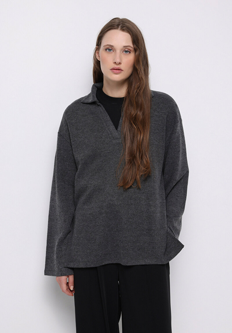 Imagine a Pulover De Dama Antracit Regular Fit Cl1076712