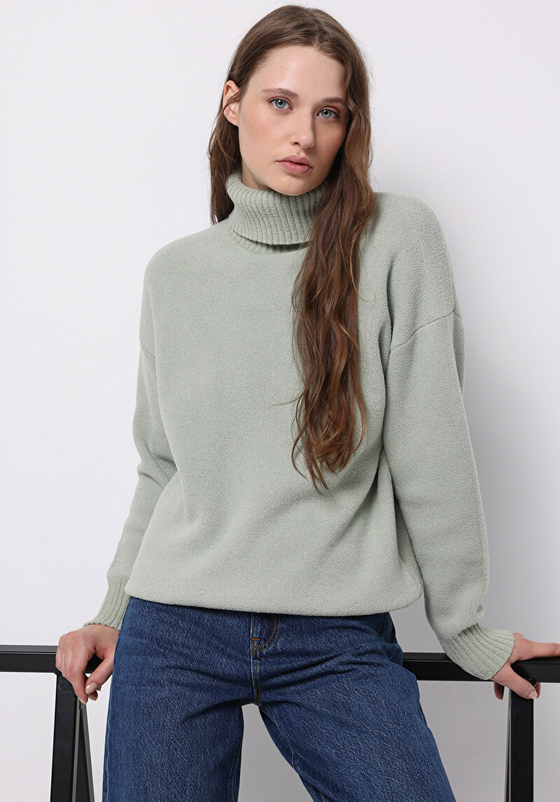 Imagine a Pulover De Dama Verde Regular Fit Cl1077096