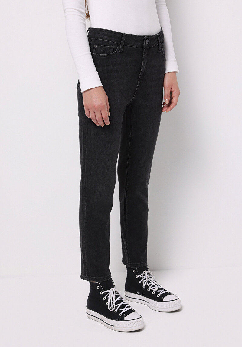 Imagine a Pantaloni De Dama Negru Slim Fit 703 Carla Cl1077115