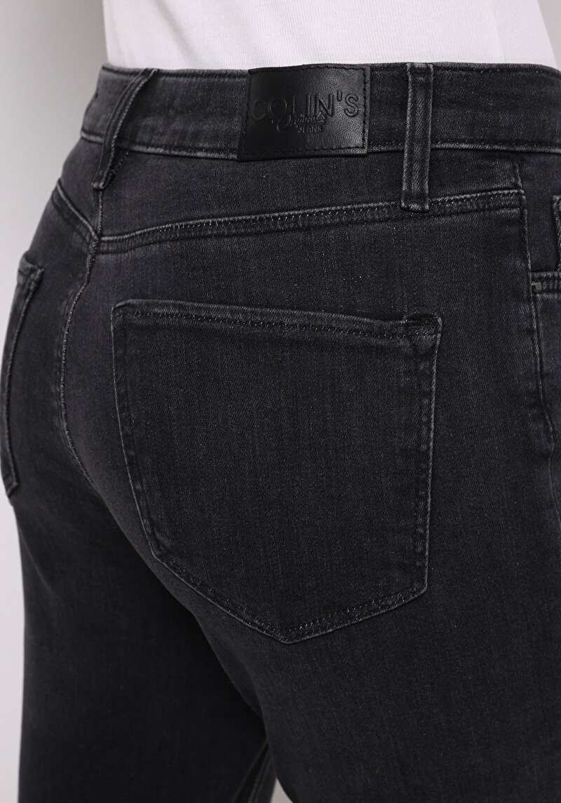 Afișați detalii pentru Pantaloni De Dama Negru Slim Fit 703 Carla Cl1077115