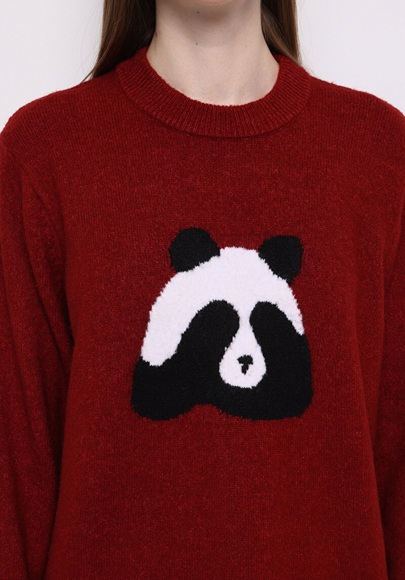 Imagine a Pulover De Dama Roşu Regular Fit Cl1076629