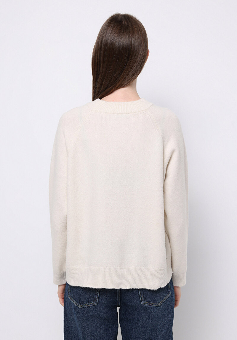 Imagine a Pulover De Dama Ecru Relaxed Fit Cl1076632