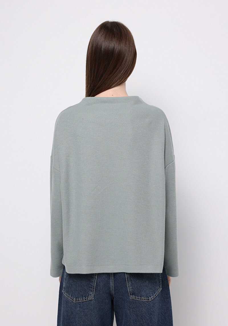 Afișați detalii pentru Pulover De Dama Verde Relax Fit  Cl1076695