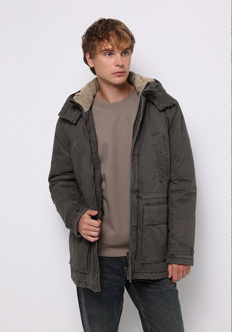 Imagine a Palton De Barbati Verde Regular Fit  Cl1076213