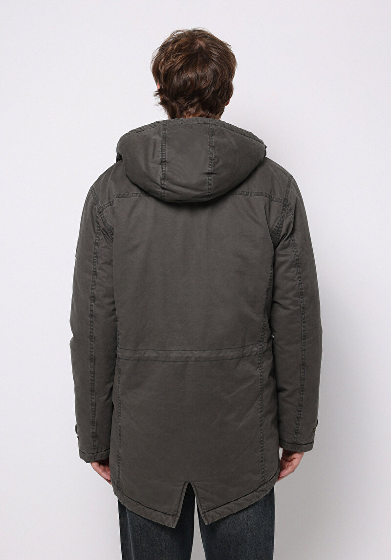 Afișați detalii pentru Palton De Barbati Verde Regular Fit  Cl1076213