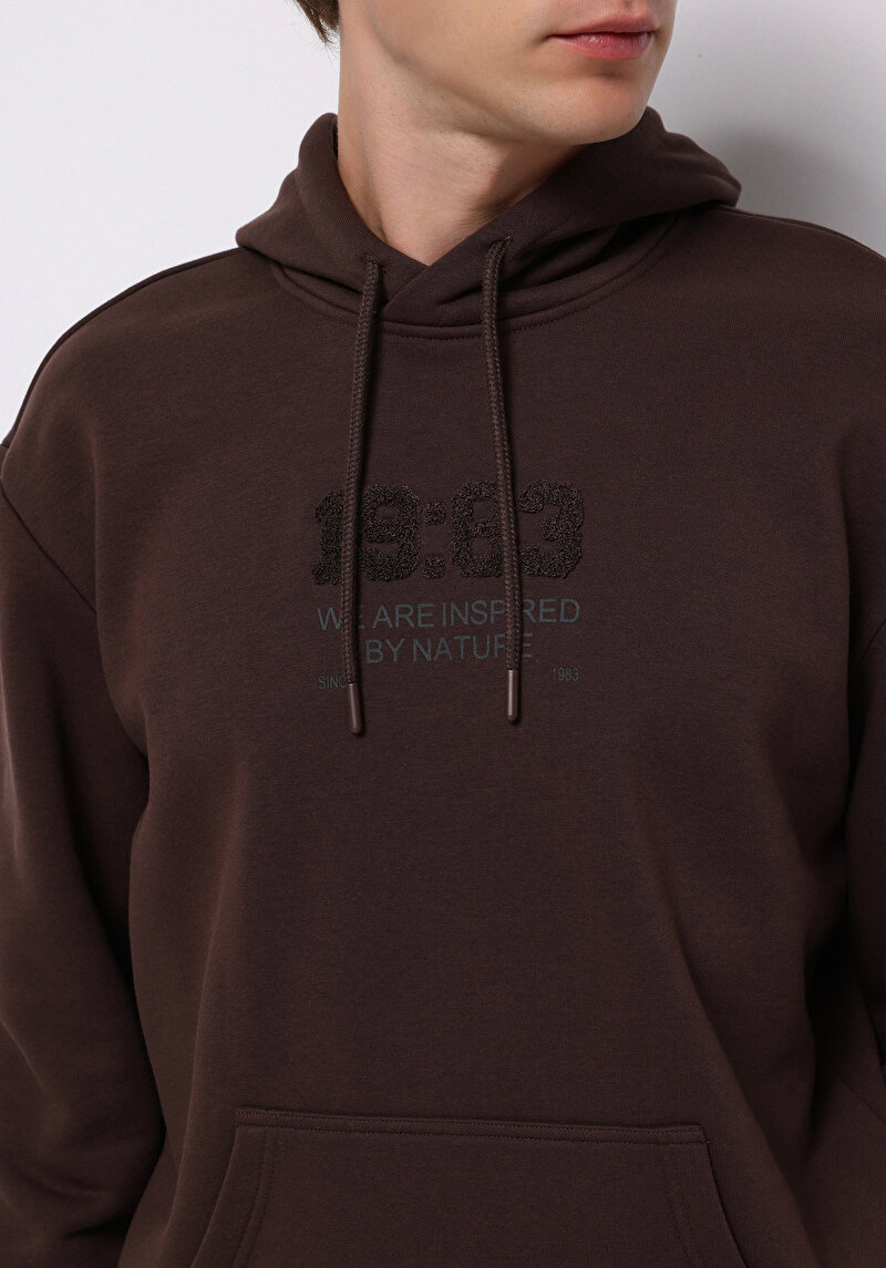 Afișați detalii pentru Hanorac / Bluza De Barbati Maro Comfort Fit  Cl1076276