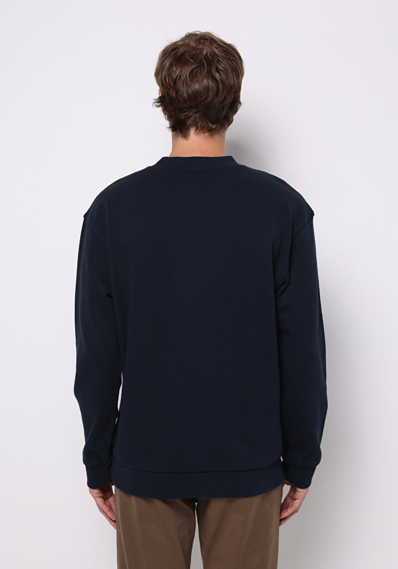 Afișați detalii pentru Hanorac / Bluza De Barbati Albastru Marin Comfort Fit  Cl1076486