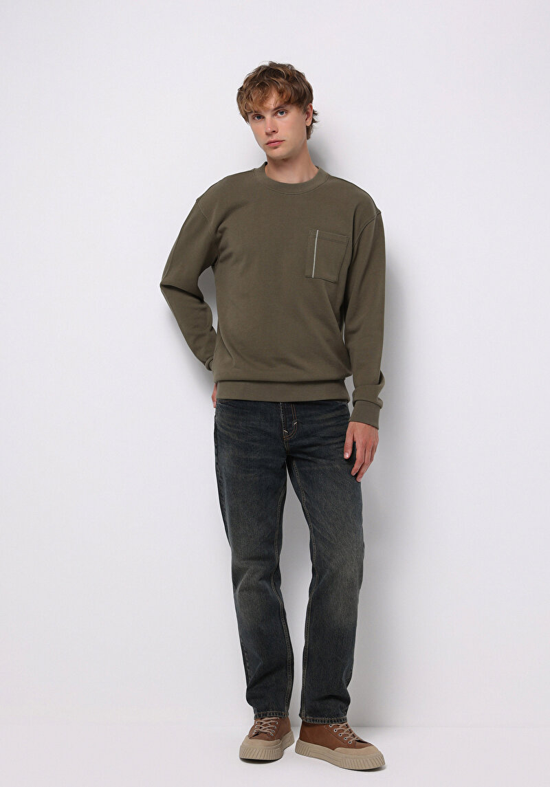 Afișați detalii pentru Hanorac / Bluza De Barbati Verde Comfort Fit  Cl1076486