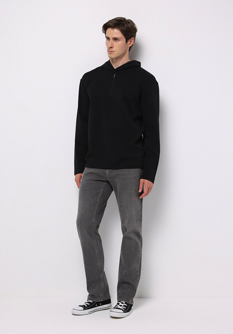 Imagine a Pantaloni De Barbati Negru Regular Fit 045 David Cl1076981