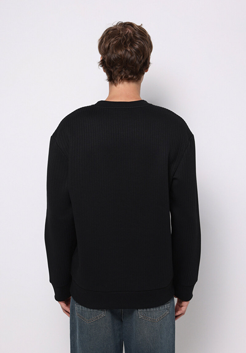 Afișați detalii pentru Hanorac / Bluza De Barbati Negru Comfort Fit  Cl1077179