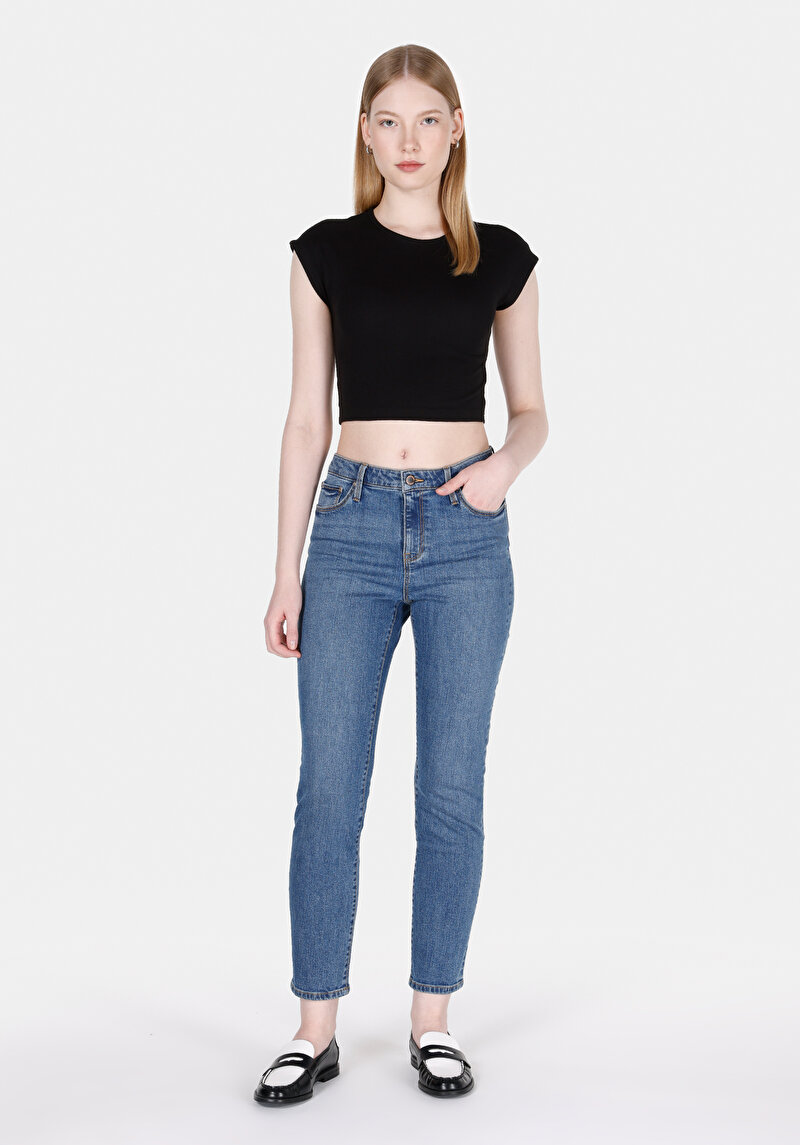 Imagine a Pantaloni De Dama Denim Slim Fit 703 Carla Cl1073229