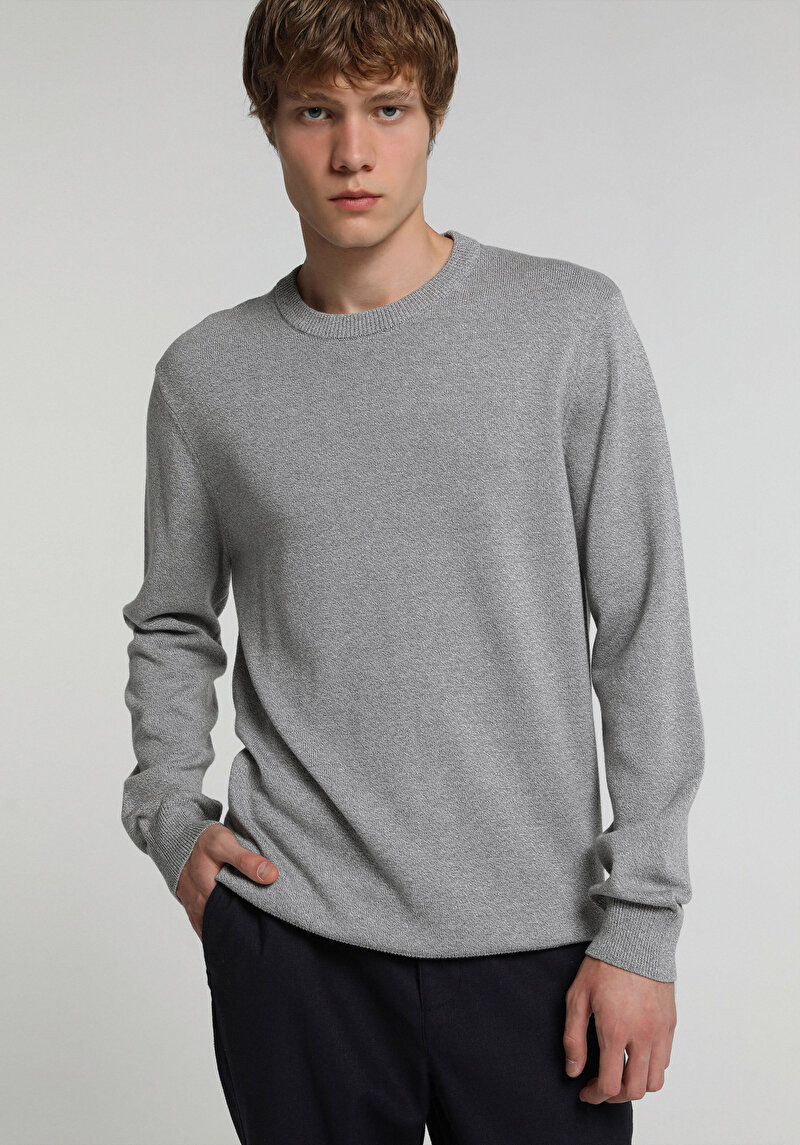 Imagine a Pulover De Barbati Alb Regular Fit Cl1075350
