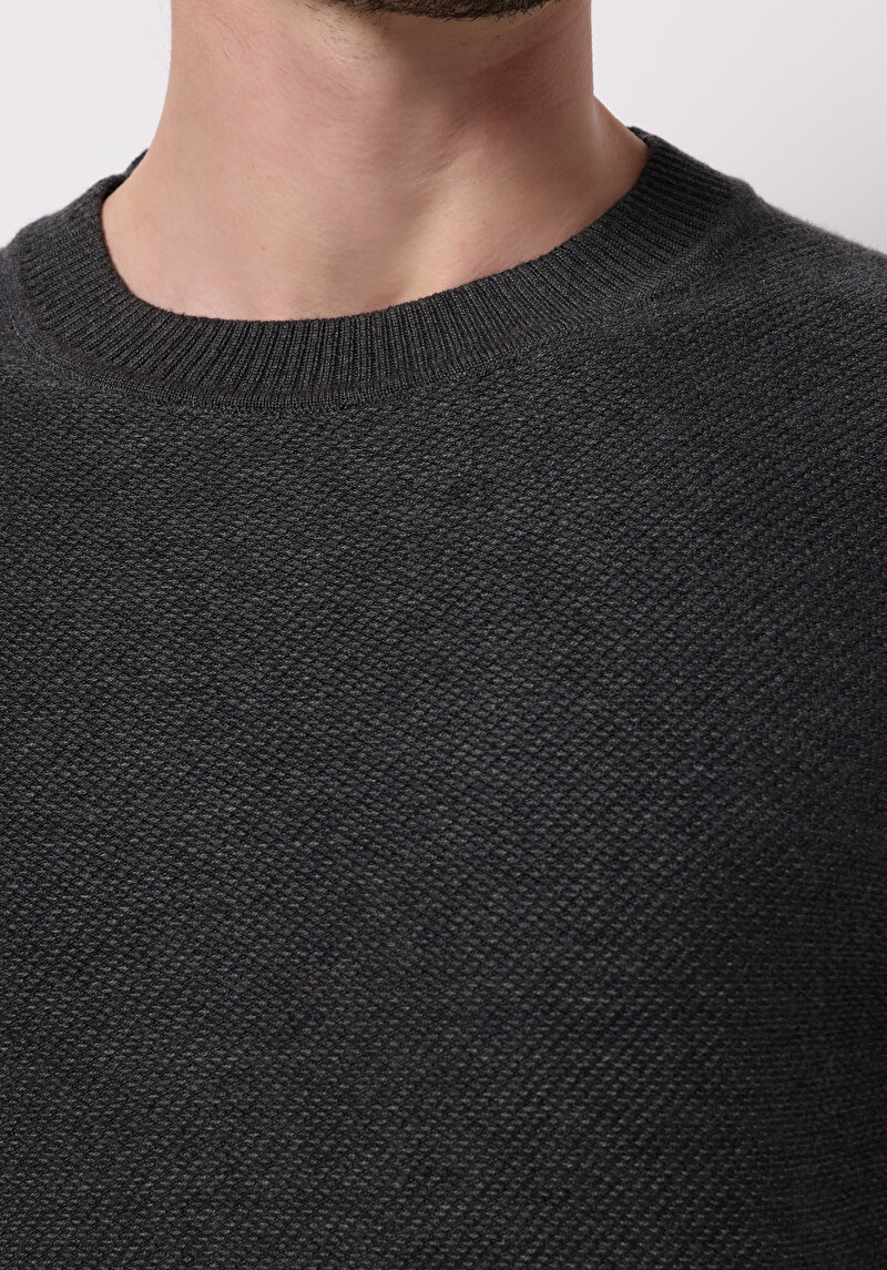 Afișați detalii pentru Pulover De Barbati Antracit Regular Fit  Cl1076471