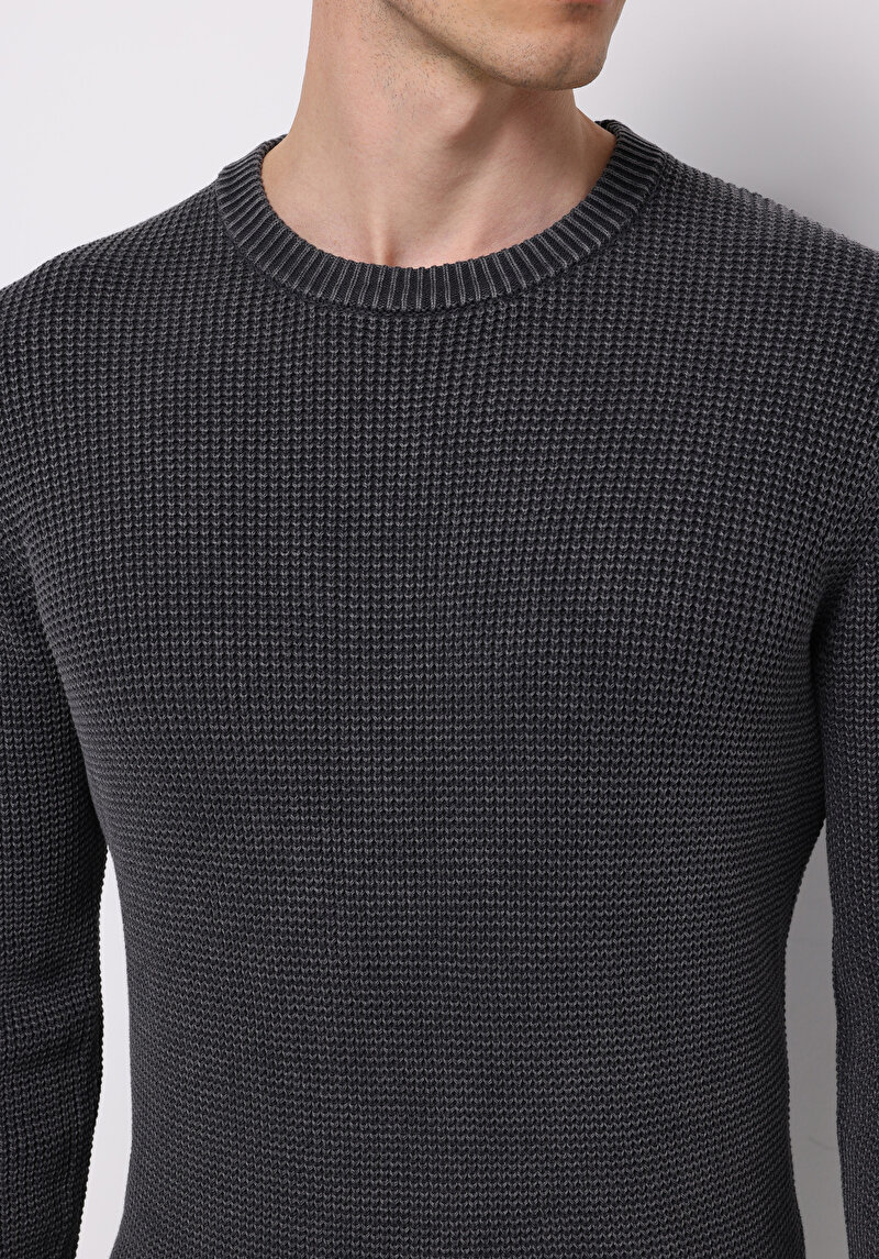 Afișați detalii pentru Pulover De Barbati Antracit Regular Fit  Cl1076731