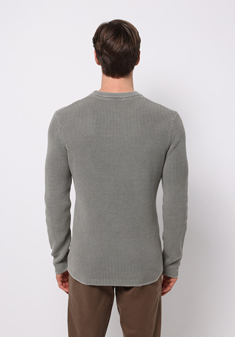 Imagine a Pulover De Barbati Kaki Regular Fit Cl1076731