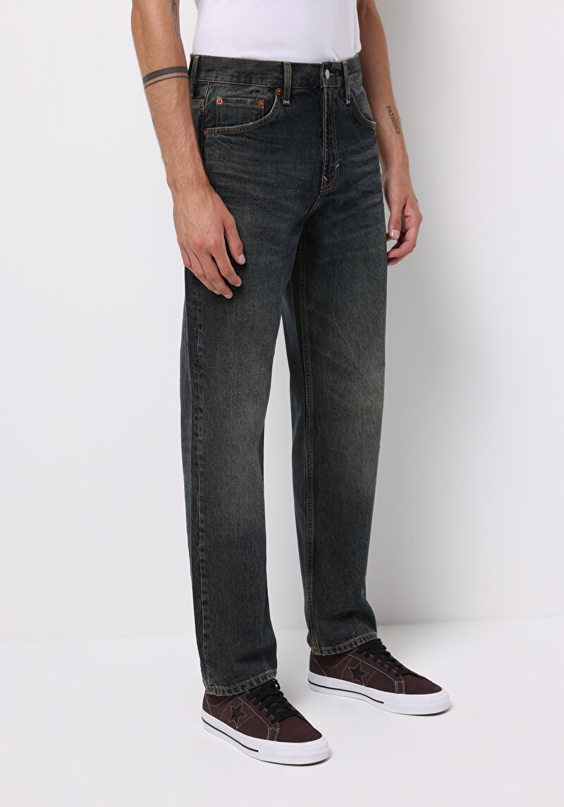 Afișați detalii pentru Pantaloni De Barbati Albastru Inchis Regular Fit 047 Fit Cl1077537