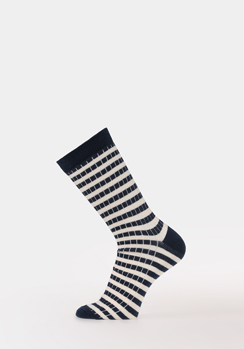 Imagine a Sosete De Dama Albastru Marin Modern Fit  Cl1077961