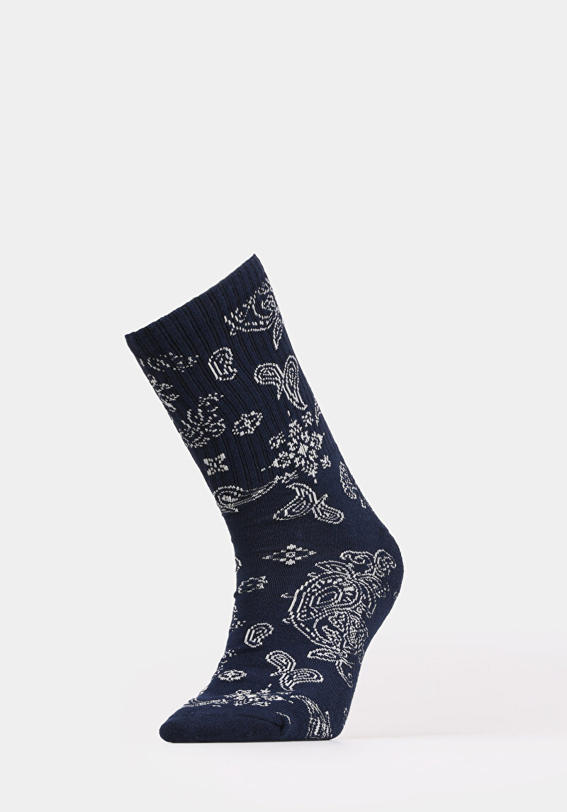 Imagine a Sosete De Barbati Albastru Marin Modern Fit  Cl1078012