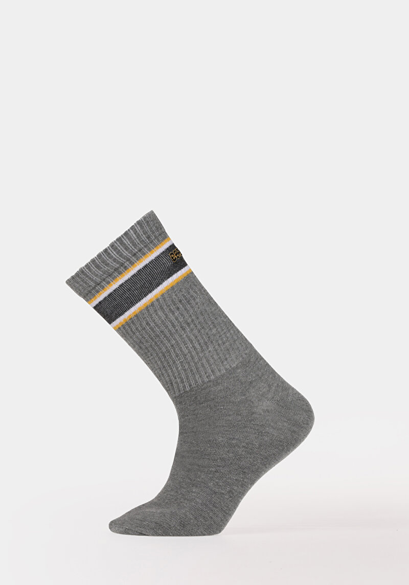 Imagine a Sosete De Barbati Gri Modern Fit Cl1078017