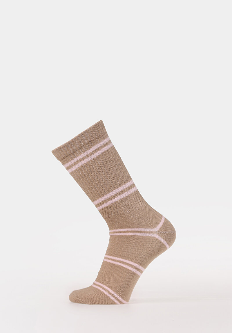 Imagine a Sosete De Dama Bej Modern Fit  Cl1078040