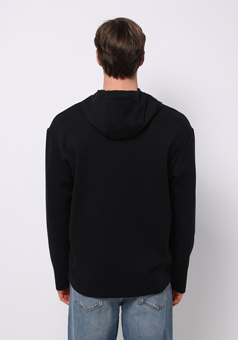 Afișați detalii pentru Hanorac / Bluza De Barbati Negru Comfort Fit  Cl1077080