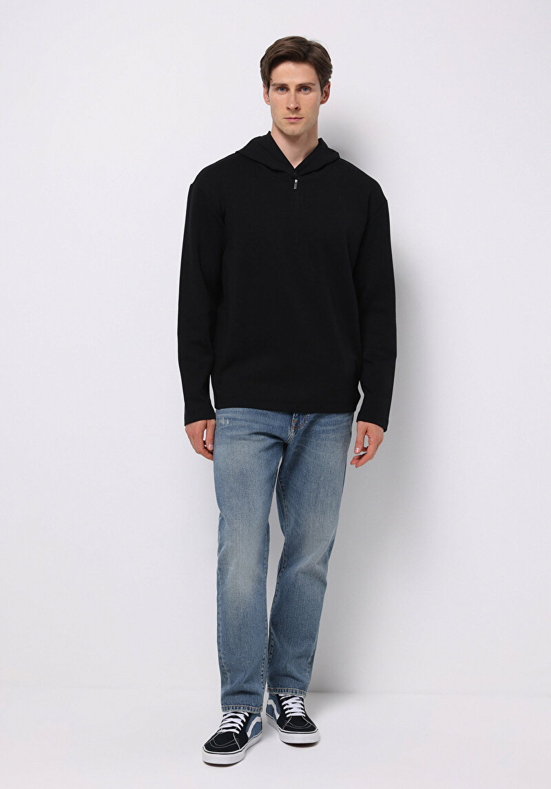 Imagine a Hanorac / Bluza De Barbati Negru Comfort Fit Cl1077080