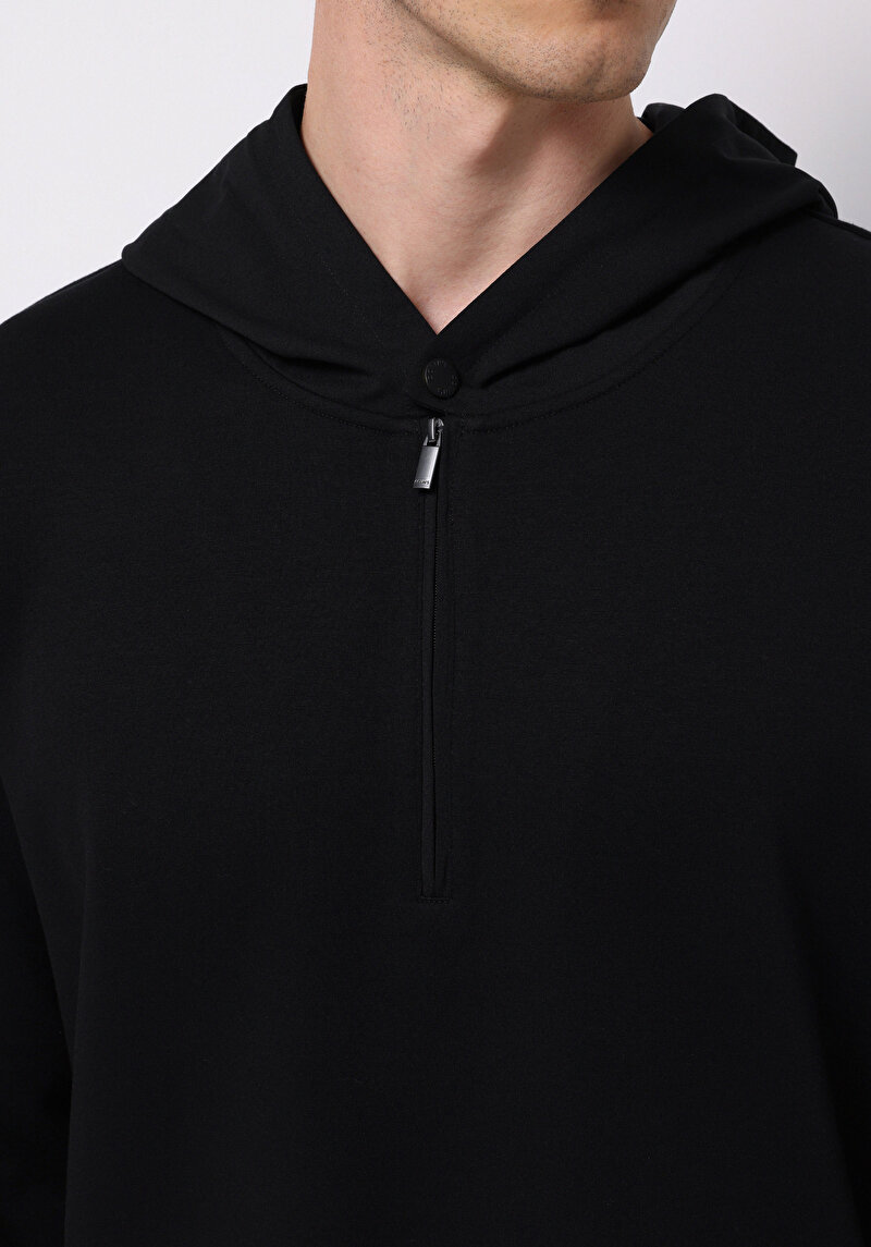 Afișați detalii pentru Hanorac / Bluza De Barbati Negru Comfort Fit  Cl1077080