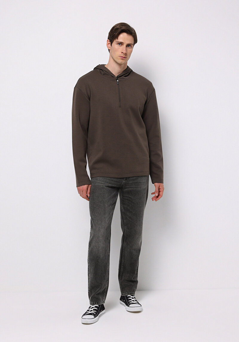 Afișați detalii pentru Hanorac / Bluza De Barbati Maro Comfort Fit  Cl1077080