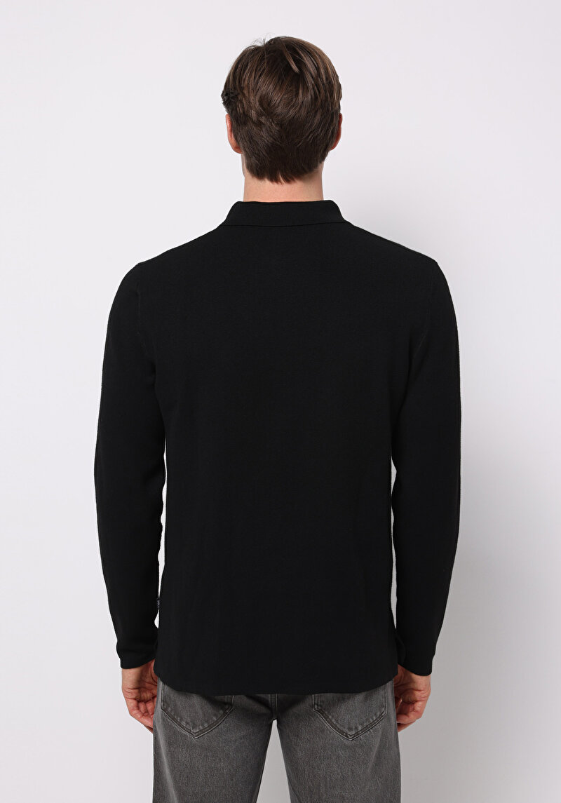 Imagine a Pulover De Barbati Negru Regular Fit Cl1076234