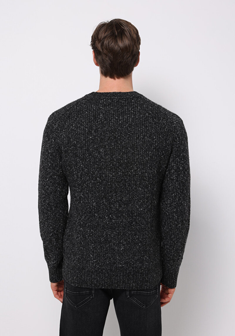 Imagine a Pulover De Barbati Negru Regular Fit Cl1076368