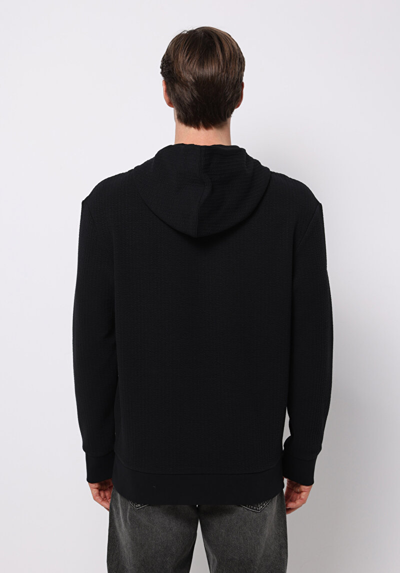 Afișați detalii pentru Hanorac / Bluza De Barbati Negru Comfort Fit  Cl1076481