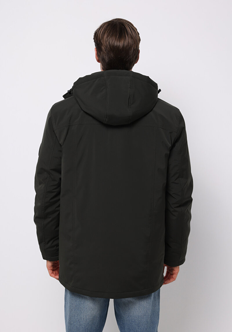 Imagine a Palton De Barbati Kaki Regular Fit Cl1076886