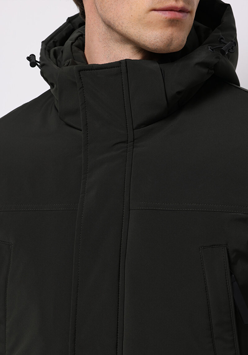 Afișați detalii pentru Palton De Barbati Kaki Regular Fit  Cl1076886