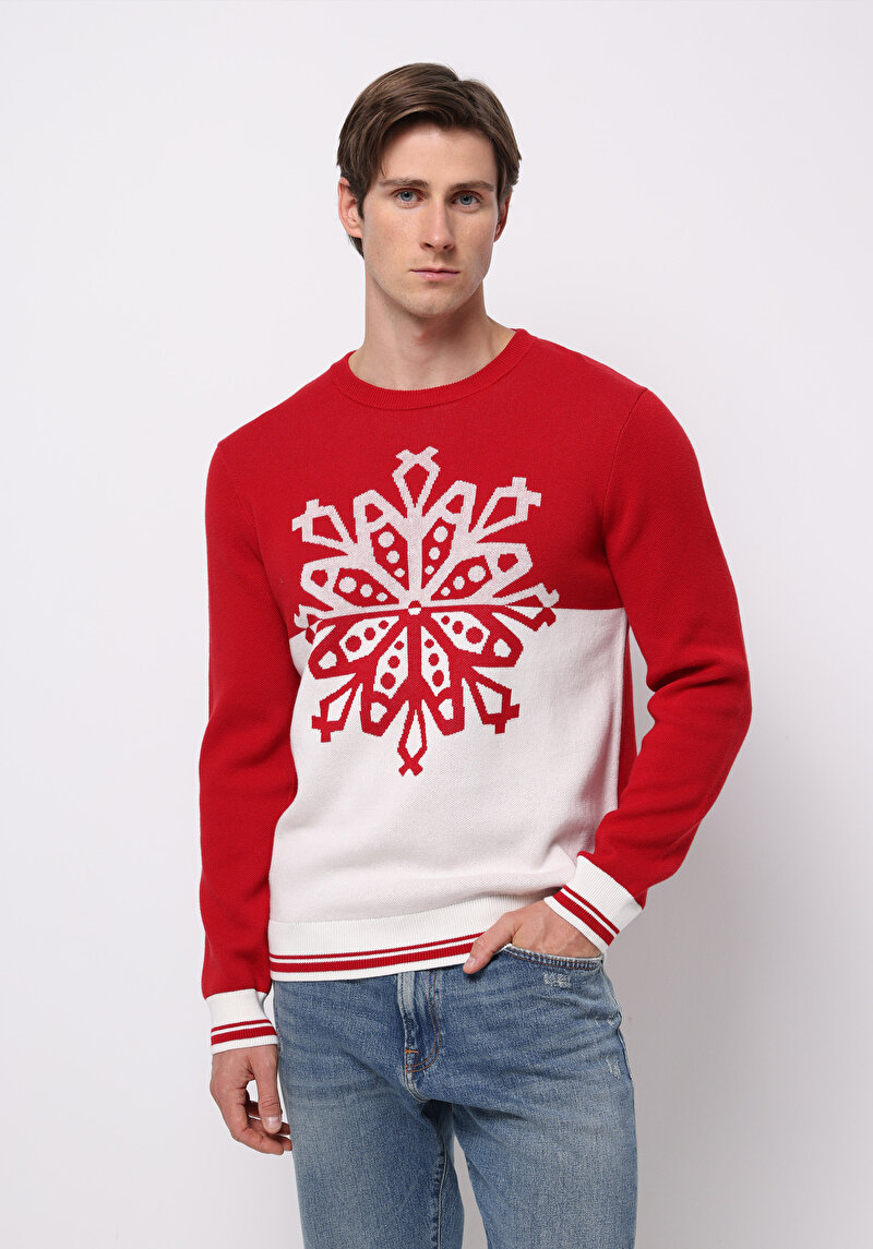 Imagine a Pulover De Barbati Roşu Regular Fit  Cl1077275