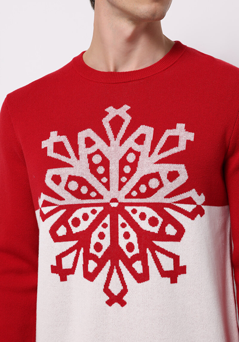 Imagine a Pulover De Barbati Roşu Regular Fit Cl1077275