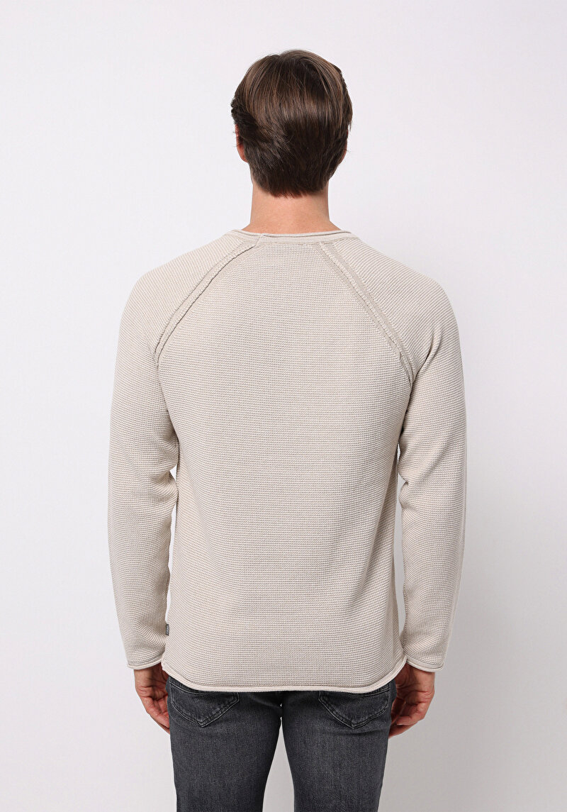 Imagine a Pulover De Barbati Bej Regular Fit Cl1076862