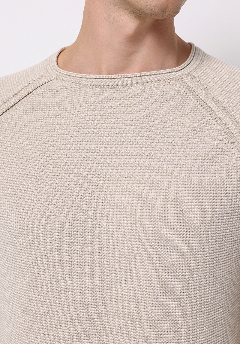 Imagine a Pulover De Barbati Bej Regular Fit Cl1076862