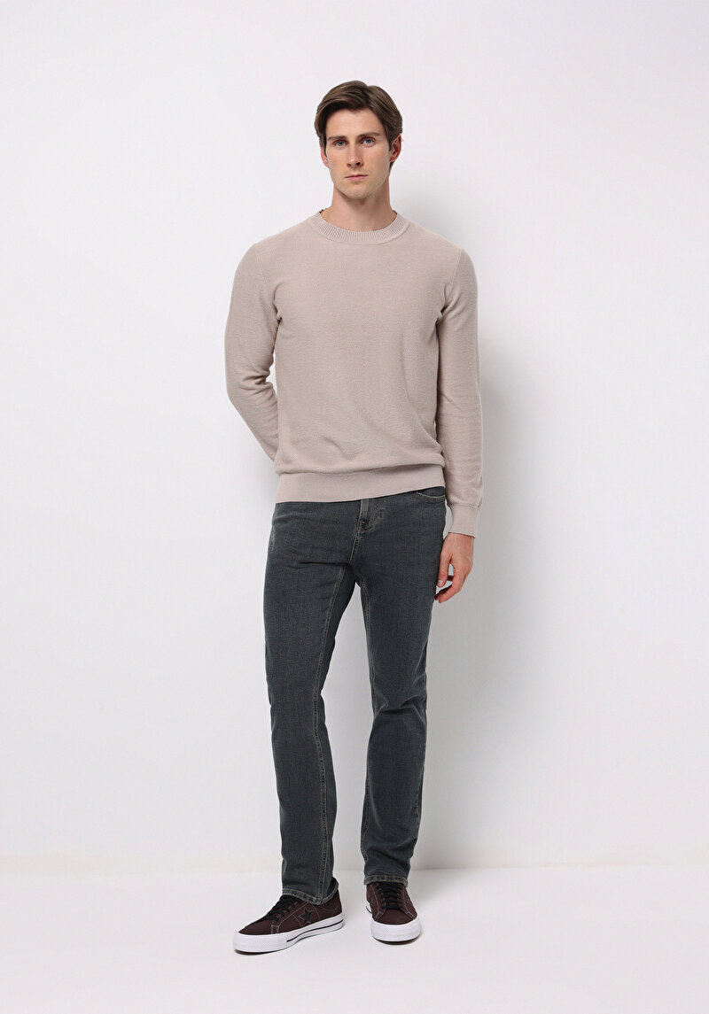 Imagine a Pantaloni De Barbati Albastru Straight Fit 044 Karl Cl1076975