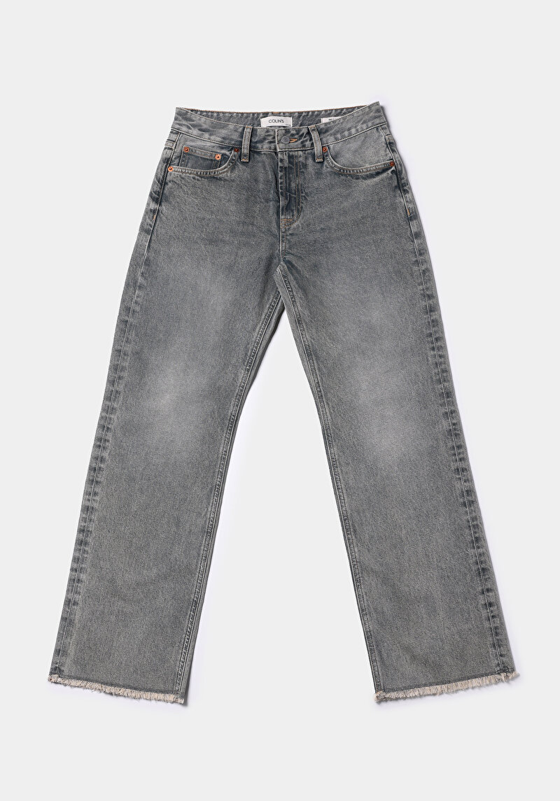 Imagine a Pantaloni De Dama Denim Straight Fit  Cl1076775